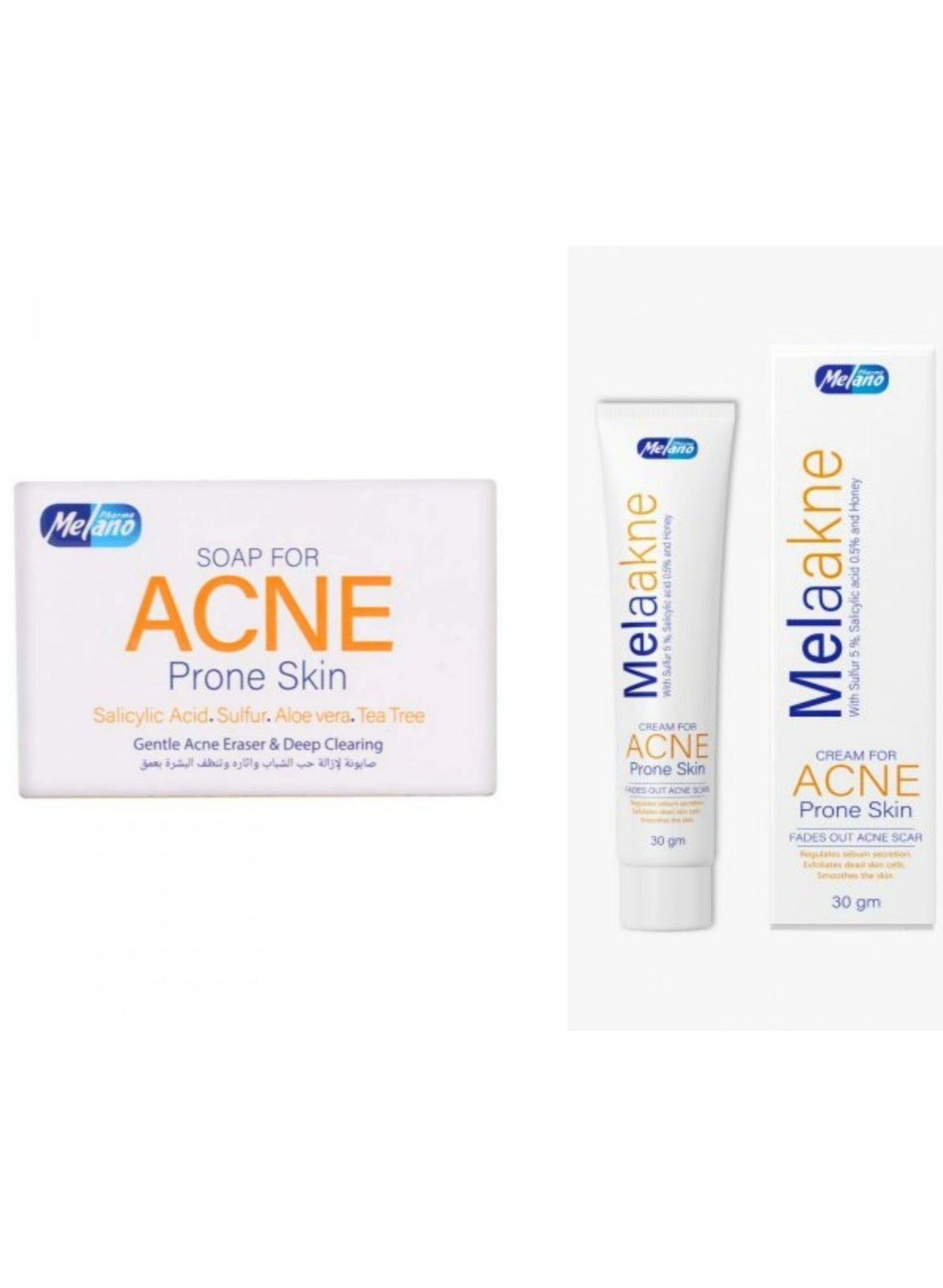 ACNE MELAAKEN CREAM 30g+soap 100g