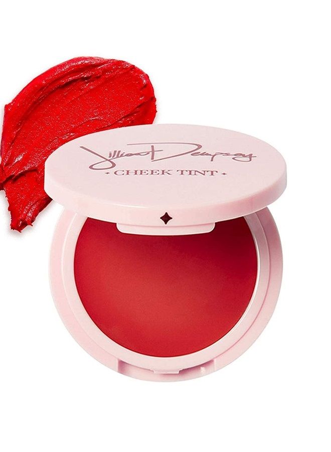 Cheek Tint | Multi-Tasking Cream Blush + Lip Color | Finger Friendly, Blends Easy & Deliver Color That Stays Put | Scarlet