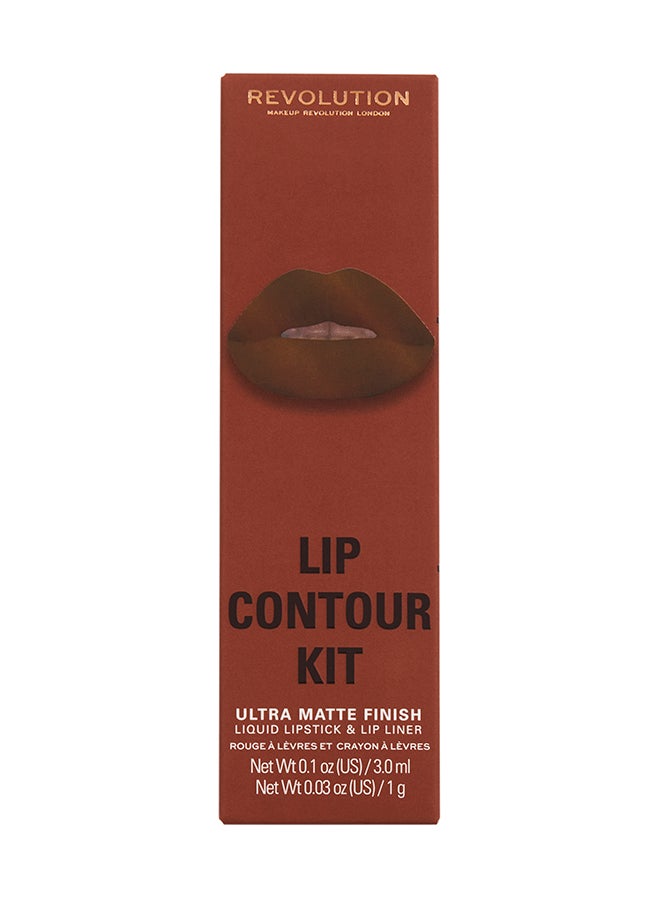 Makeup Revolution Lip Contour Kit Ultra Matte Finish Stiletto