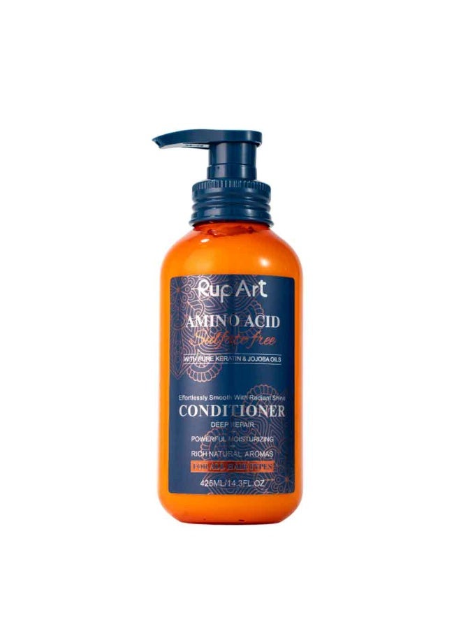 Rup Art Nourishing Conditioner It Closes The Cuticles Locks In Moisture And Leaves Your Hair Tanglefree And Silky Smooth Enriched With Jojoba Oil Amino Acids And Pure Keratin Enjoy A Professional Spa Treatment At Home Sulfatefree Long Lasting Fragrance 425 ml