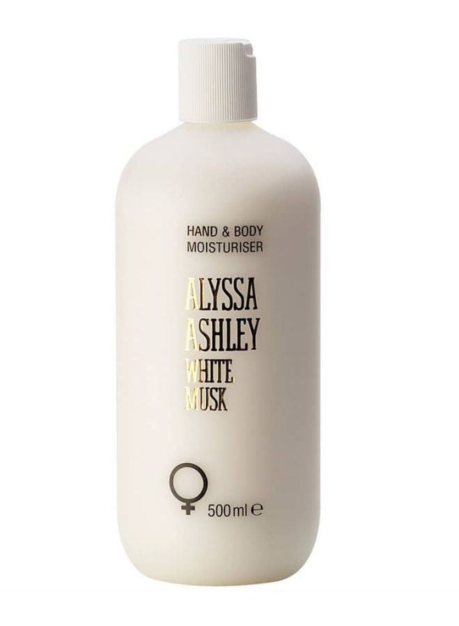White Musk H&B Moisturiser 500Ml