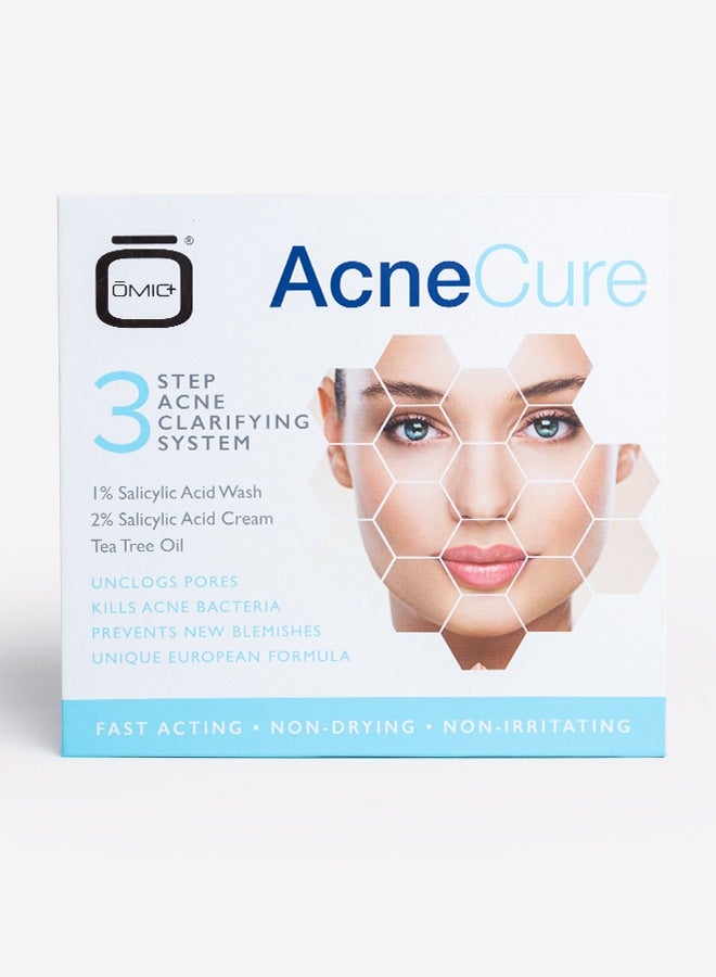Omic+ Acne Cure 3 Step Acne Clarifying System