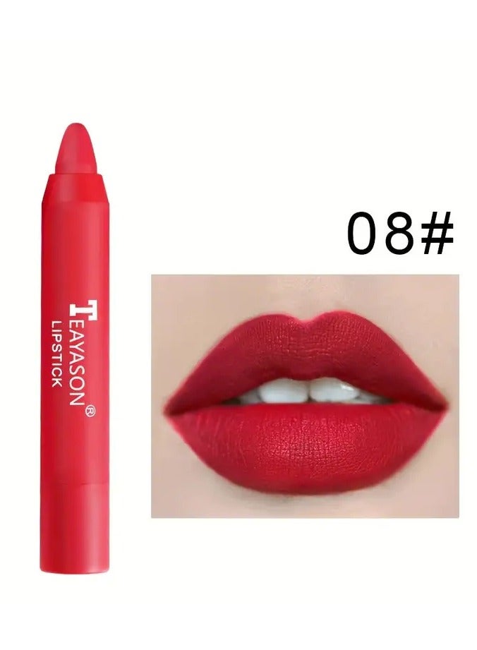 Matte Lipstick Color Rendering Moisturizing Lip Gloss Easy To Color Lip Glaze Rotating Lipstick Pen Valentine's Day Gifts