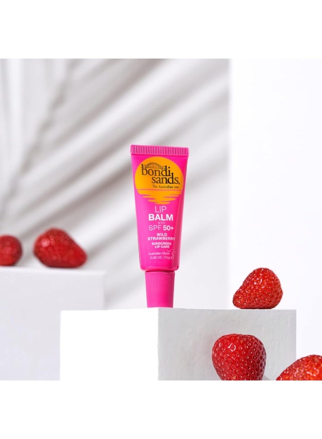 SPF 50+ Lip Balm Strawberry 10g | Broad Spectrum SPF 50+ Moisturising Lip Sunscreen | UVA UVB Lip Protection with Sweet Strawberry Flavour | Nourishing Daily Hydrating Lip Balm - image 3