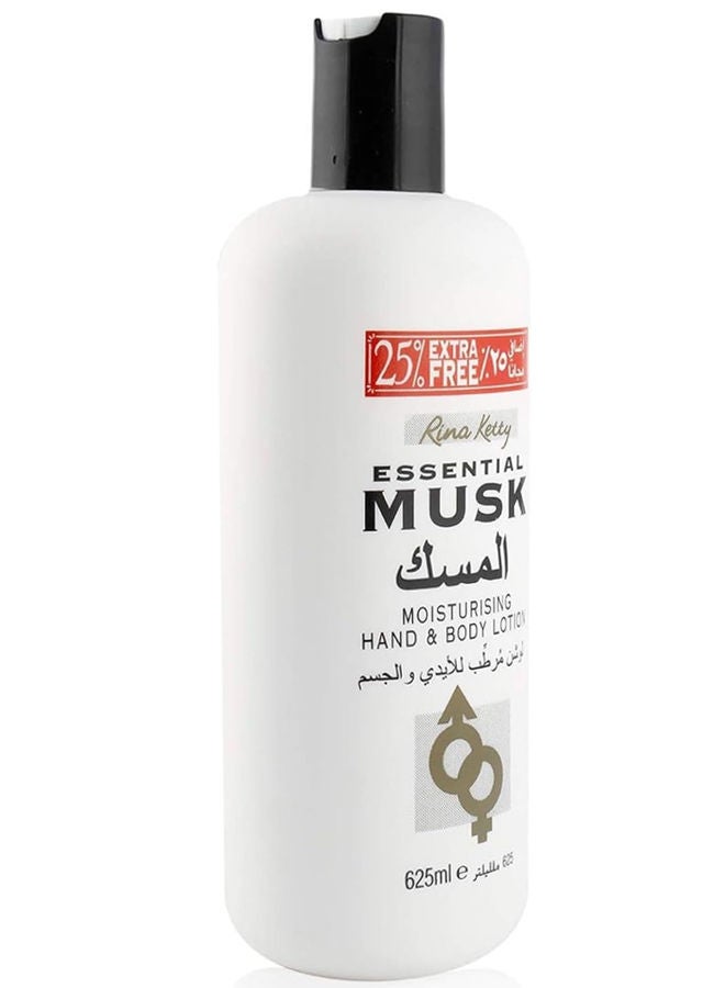 Essential Musk Hand & Body Lotion 625Ml