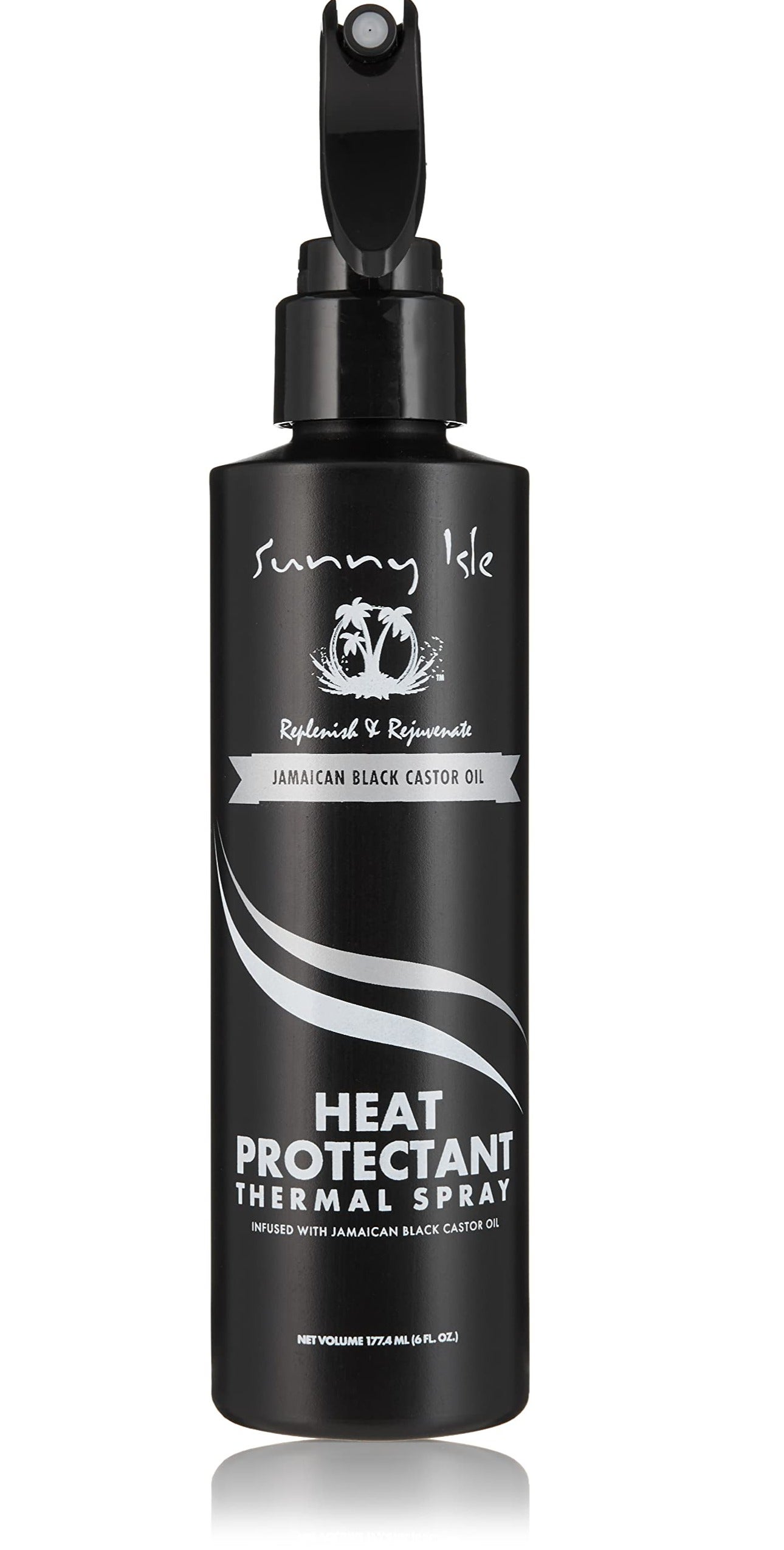 Sunny Isle Heat Protectant Thermal Spray, Jamaican Black Castor Oil 177.4 ML
