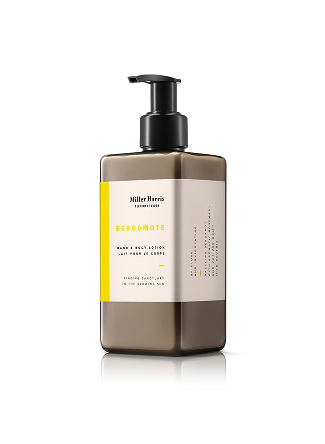 Bergamote Nourishing Fragranced Body Lotion Bergamot Vetiver Shea Butter Argan Oil Aloe Vera Vitamin B5 | Vegan Paraben Free 300ml