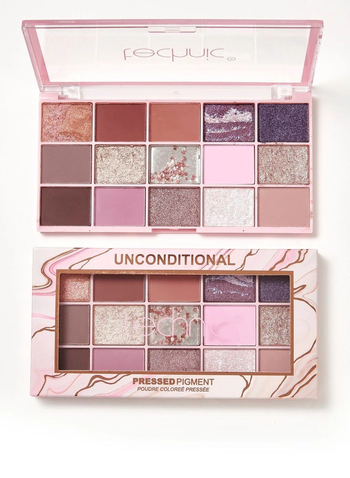 15 shades pressed pigments eyeshadow palette- Unconditional
