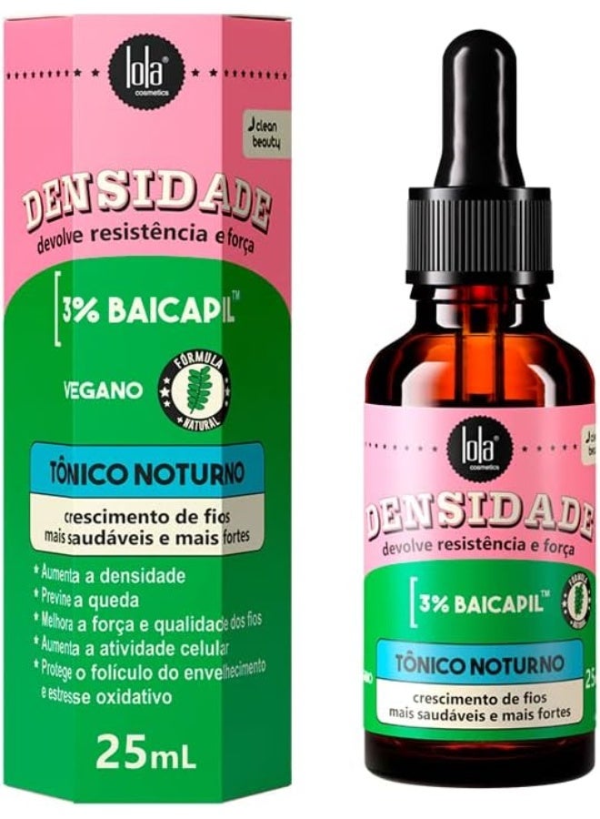 Densidade Night Hair Tonic With Biotin & Caffeine - Stimulates Scalp Circulation & Fortifies Hair Follicles While You Sleep (250 Ml)