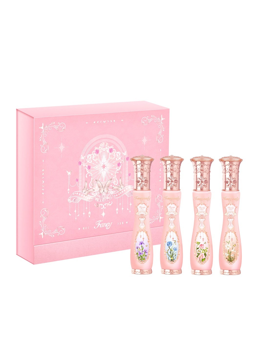 Dream Star Lip Cream Giftbox Moisturizing Velvet Smooth Matte Finish Lip Gloss - All-in-One Giftset (Set of 4)
