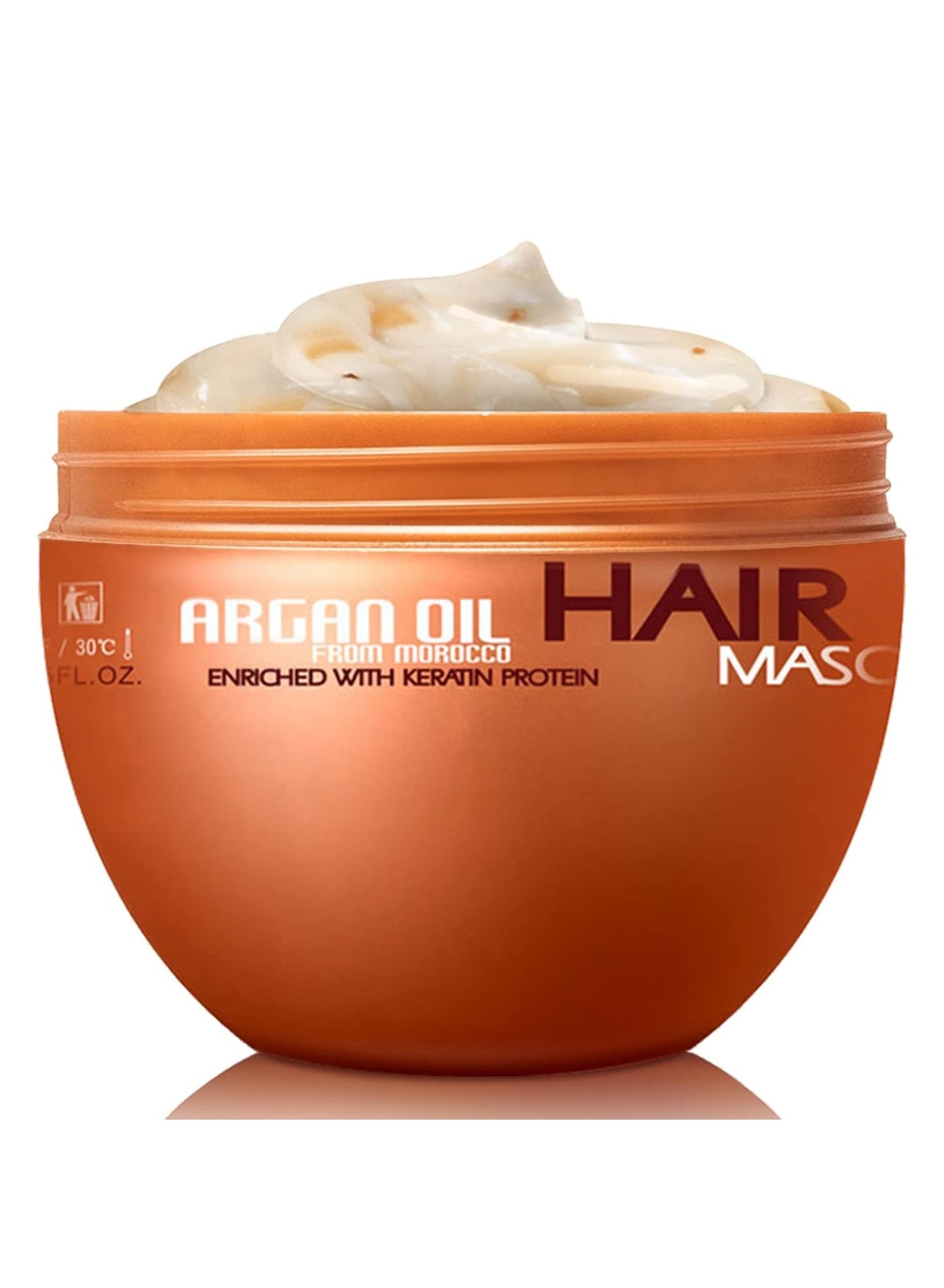 Nuspa Argan Oil Hair Mask Deep Conditioner Sulfate Free for for Dry Damaged Hair with Organic Jojoba Kernel Oil Aloe Vera Collagen and Keratin