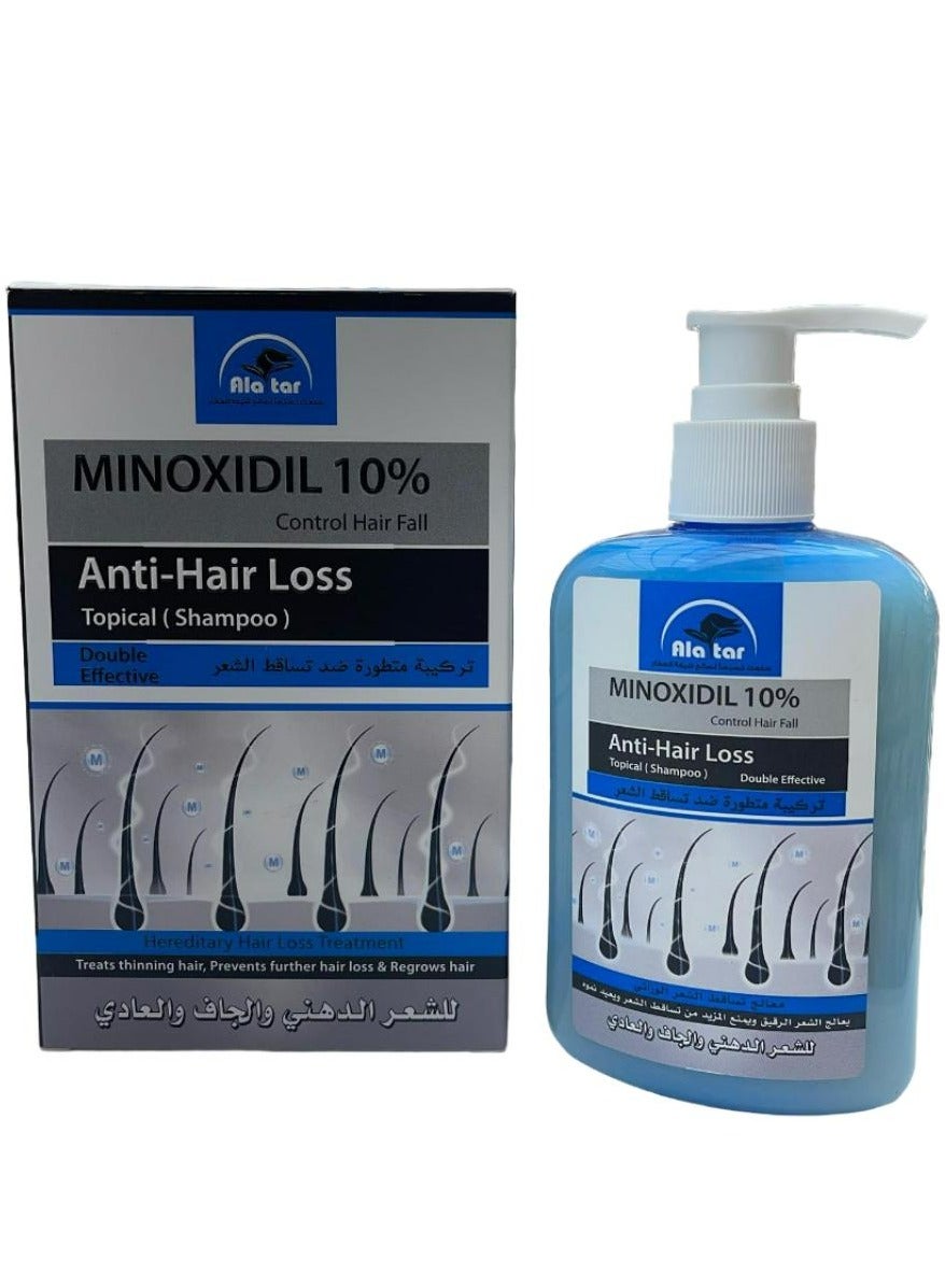 Minoxidil 10 % Anti-Hair Loss Topical Shampoo 250ml