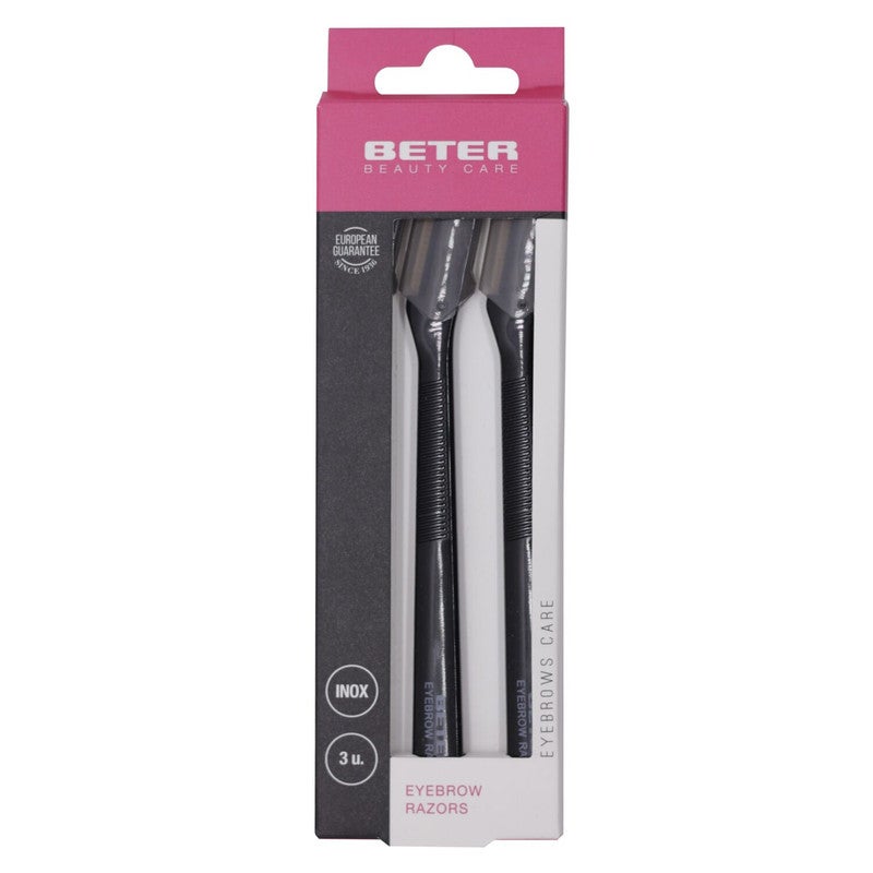 3 eyebrows razors