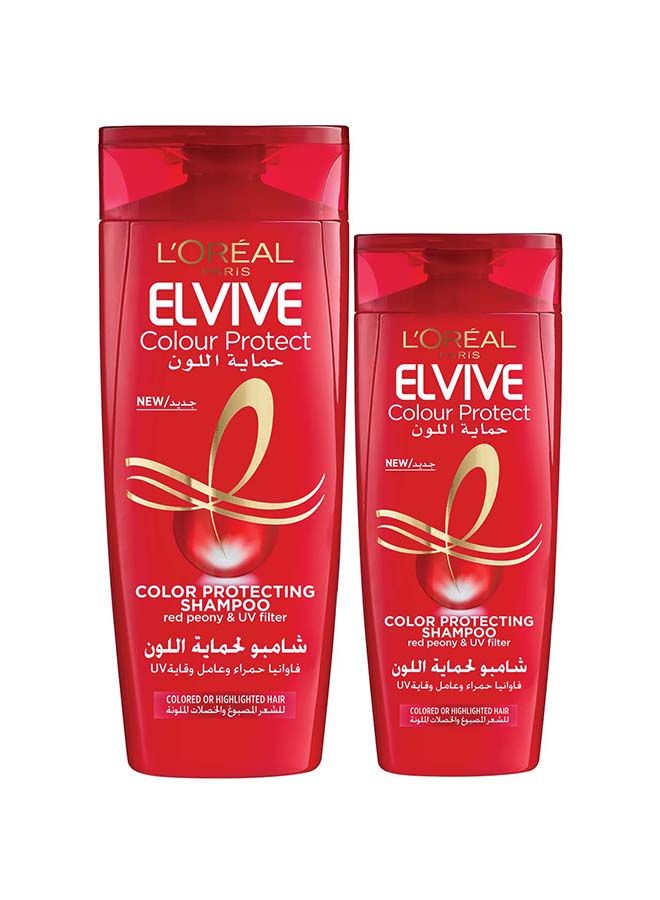 Elvive Colour Protect Shampoo 600ml + Shampoo 400ml