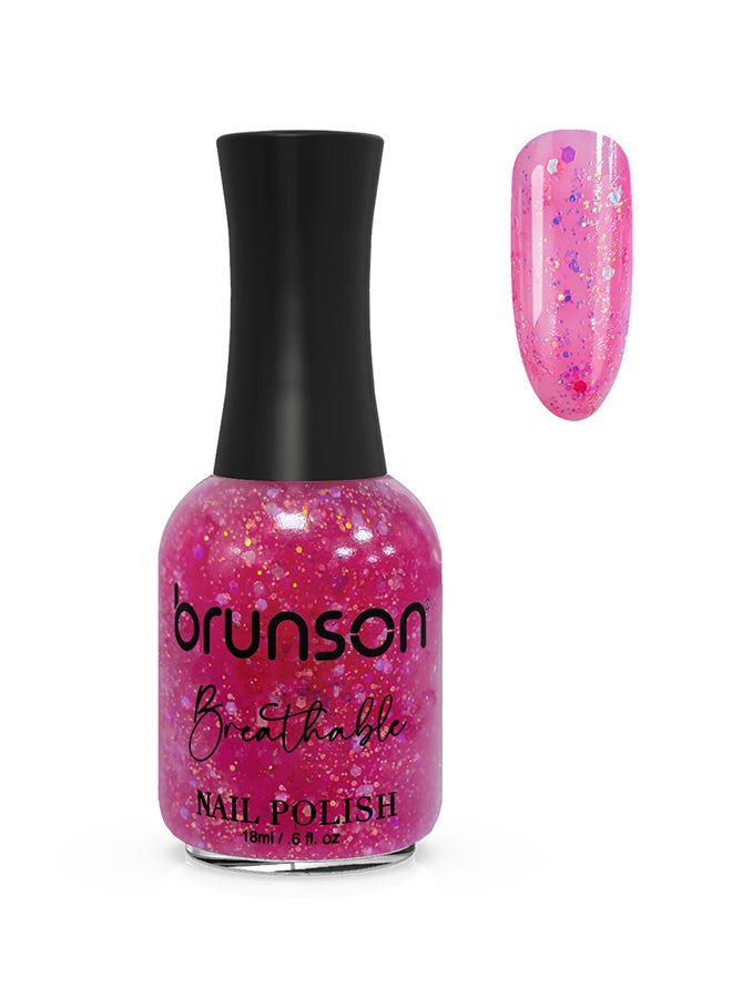 Breathable Nail Polish Halal nail polish Wudu friendly Quick-Dry Vegan long lasting but easy peel off   18ml BH367