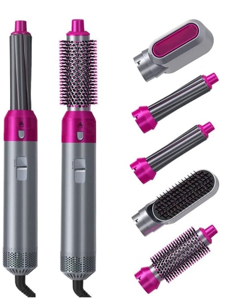 Airwrap Styler 5 in 1 Hair Dryer Hot Air Brush Styler Negative ​Ion Hair Straightener Volumizer Hair Curler Hot Air Wrap Comb