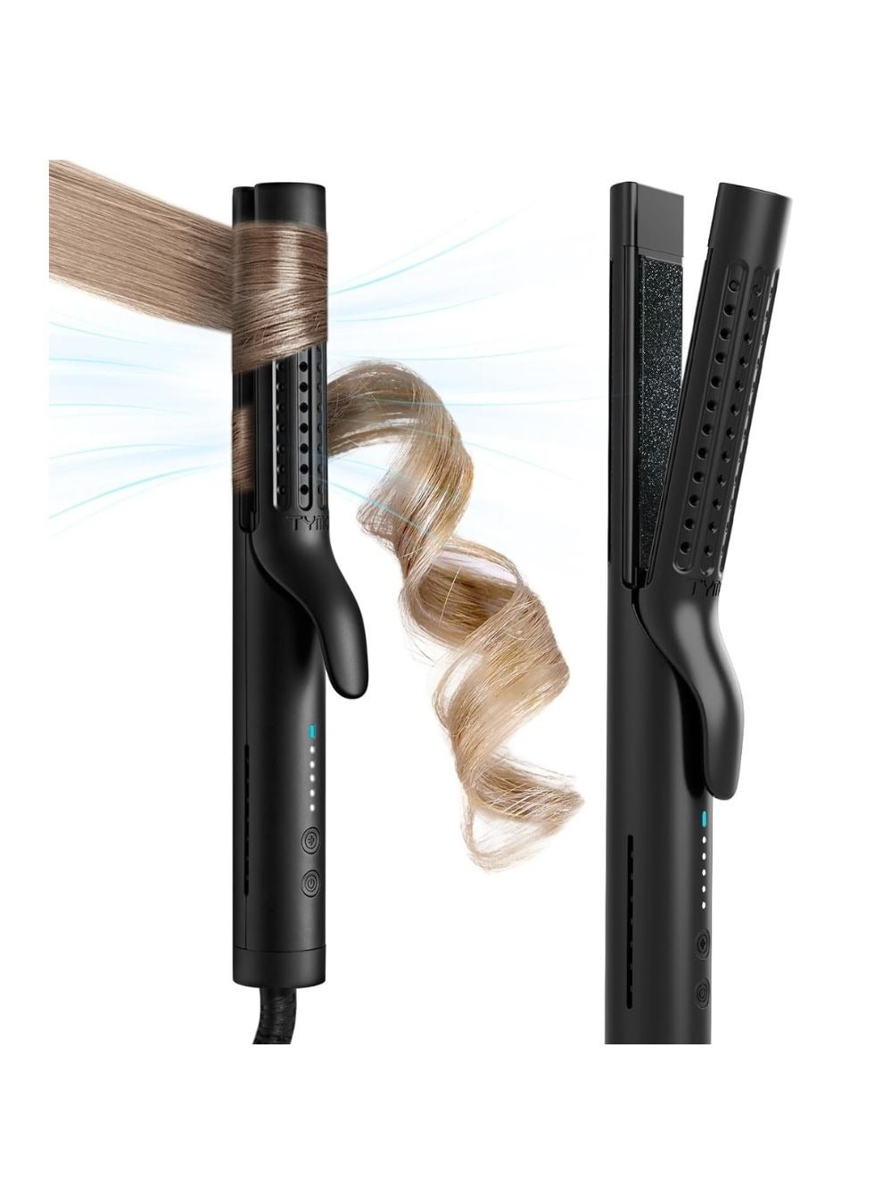 TYMO Airflow 2 in 1 Hair Curler & Straightener with 5 Temps