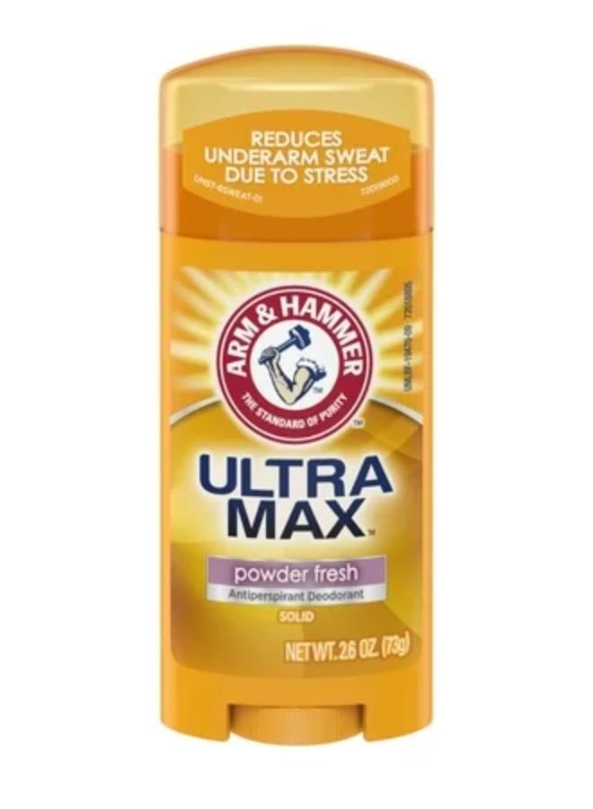 Ultra Max Antiperspirant Deodorant Powder Fresh, Solid 73g