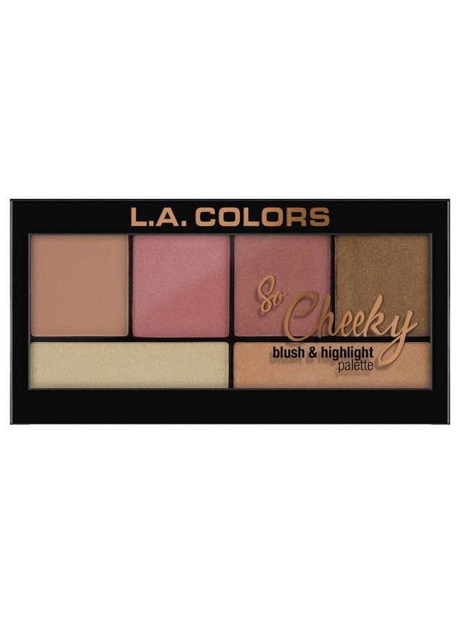 So Cheeky Blush and Highlight Palette, Peaches and Cream C30462