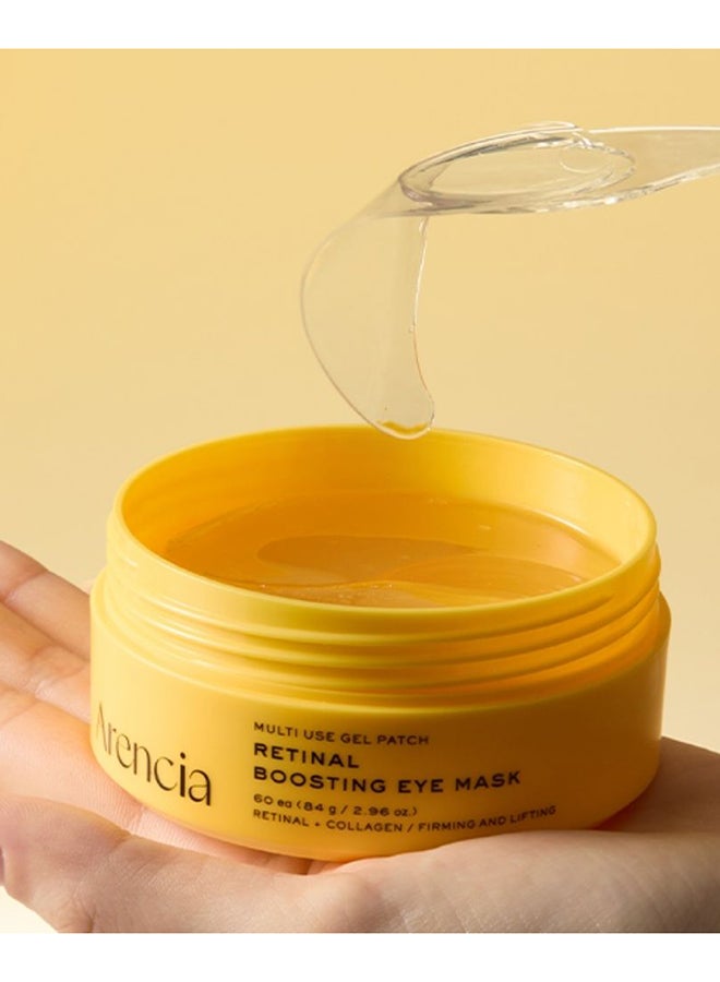 Retinal Boosting Eye Mask, Hydrogel Under Eye Patches with Peptides for Dark Circles, Puffiness, Fine Lines, 60 Patches - image 8