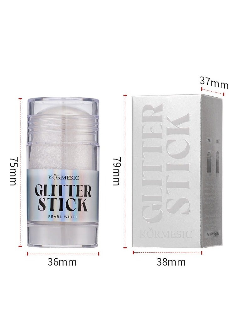 Pearl White Illuminating Highlighter Stick 32g - Enhance & Illuminate Skin Tone