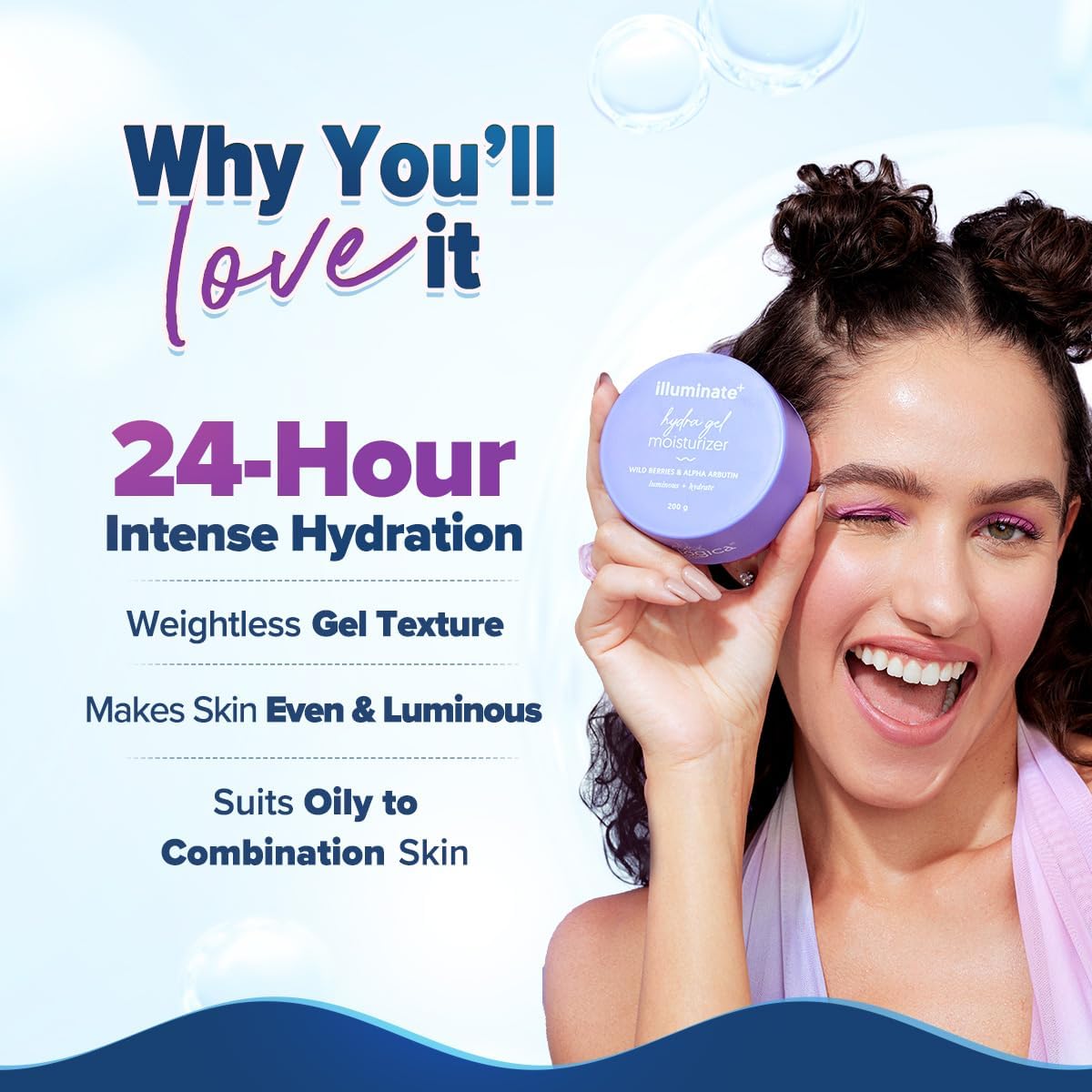 ILLUMINATE + HYDRA GEL MOISTURIZER 200G - image 3