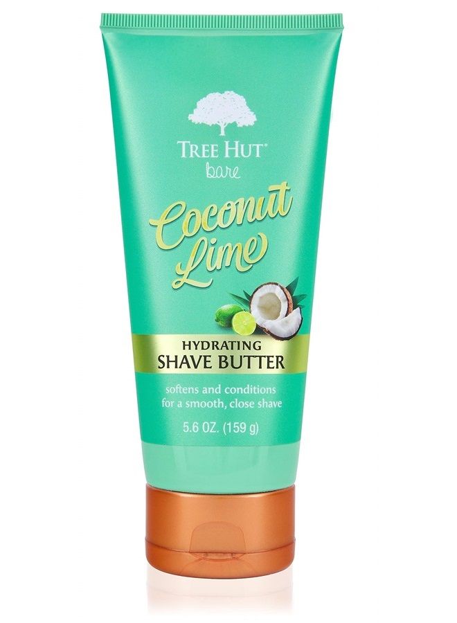 Bare Coconut Lime Hydrating Shave Butter, 5 oz, Essentials for Soft, Smooth, Bare Skin