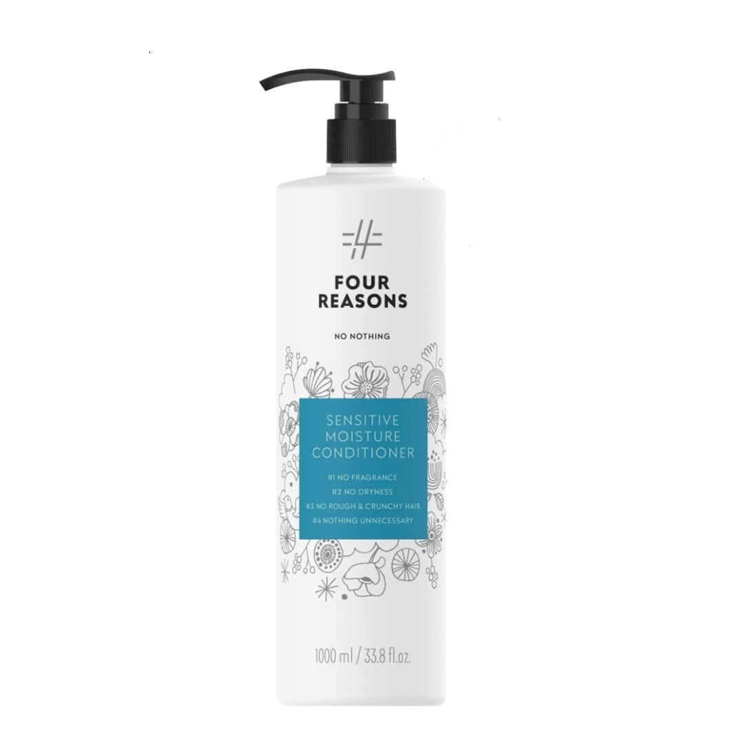 No nothing Very Sensitive Moisturizing Conditioner - For Dry & Damaged Hair â€“ Suitable for Sensitive Skin & Scalp - 100% Vegan, Hypoallergenic, Fragrance Free, Unscented, Paraben Free- 33.8 fl oz.
