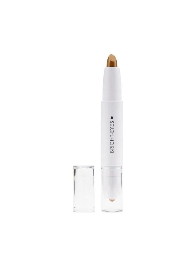 Active Highlighter & Eye Brightener Duo Makeup Stick, Creamy & Blendable Vegan Formula, Hides Dark Circles & Brightens Eyes, Lightweight, Cooling-Effect, Bronze, 0.09 Oz.