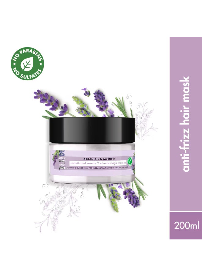 Hair Mask With Argan Oil And Lavender, Sulfates And Paraben Free, 200Ml