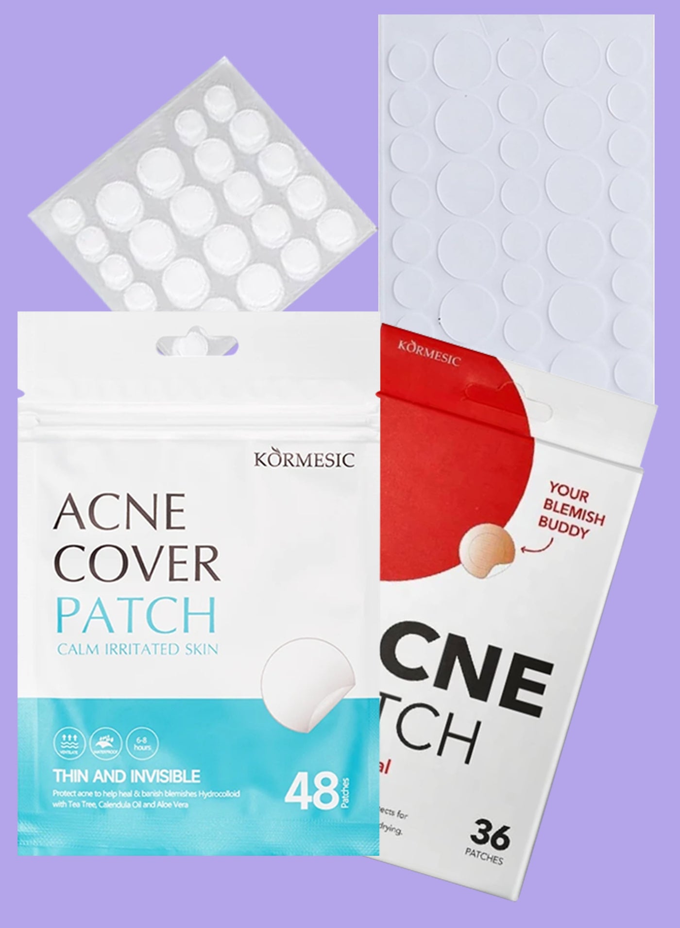 84 pcs Acne Pimple Patches Hydrocolloid patch with Tea Tree Oil Cruelty Free Acne absorbing Patches Pimple Spot Stickers Spot Treatment Acne Cover Patch Salicylic Acid pimple Stickers