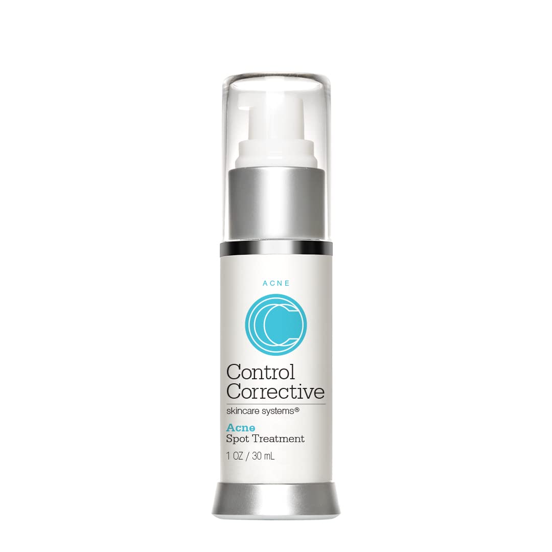 CONTROL CORRECTIVE Acne Spot Treatment Gel â€“ 2% Salicylic Acid + Glycolic Acid Formula for Breakouts & Blemishes â€“ With Witch Hazel, Aloe & Panthenol â€“ 1 oz Clear Skin Serum