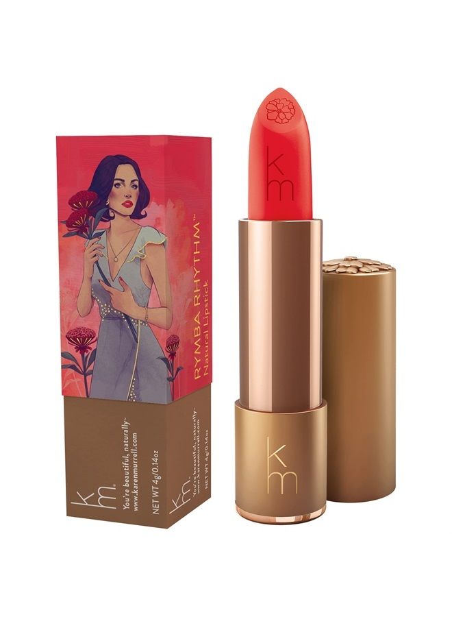 Natural Lipstick - #29 Determined - Nude Lipstick - Earthy Tones - Creamy Matte Finish - Moisturizes & Hydrates Lips - Paraben & Cruelty Free