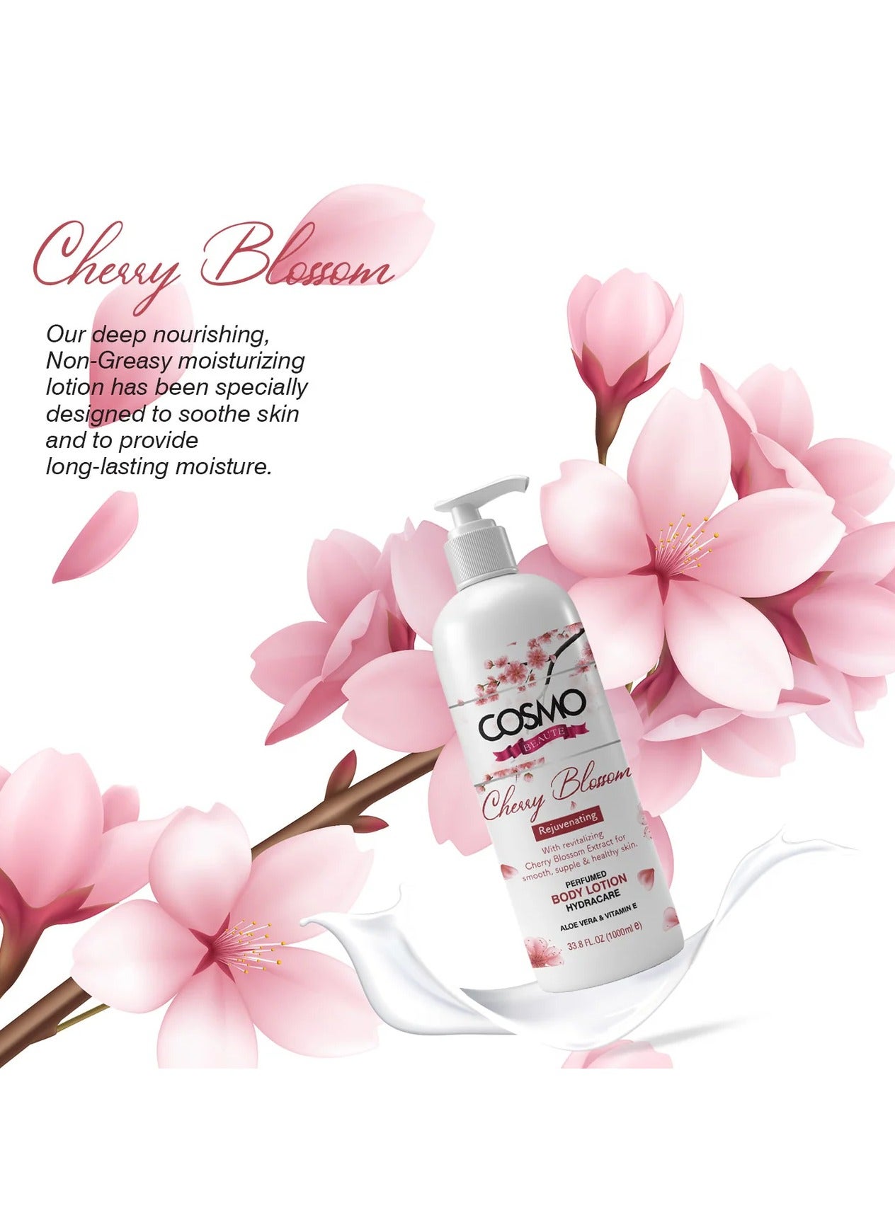 COSMO Cherry Blossom Body Lotion 1000ml