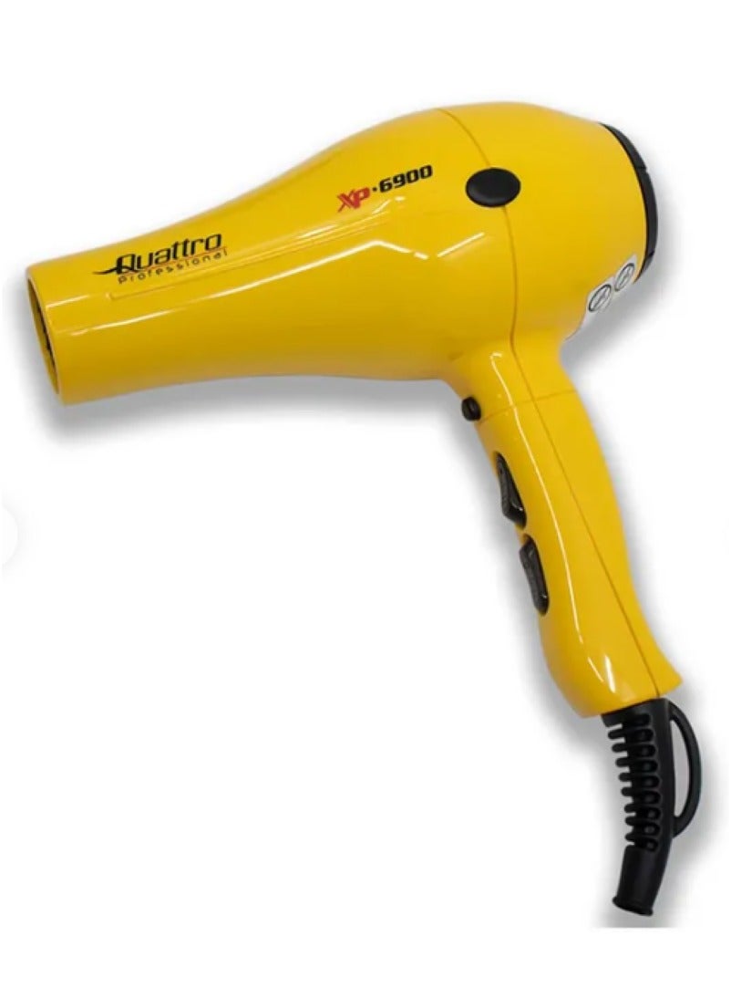 Professional Hair Dryer Yellow Xp-6900