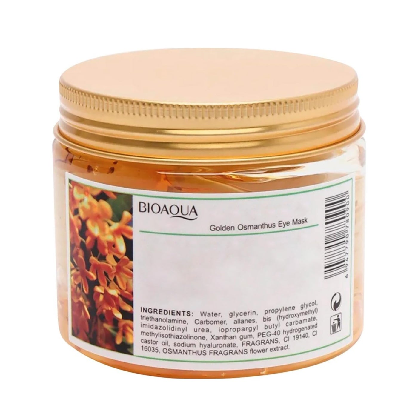 BIOAQUA Gold Osmanthus Lemon Eye Mask 80 Pcs Women Collagen Gel Protein Nourishing
