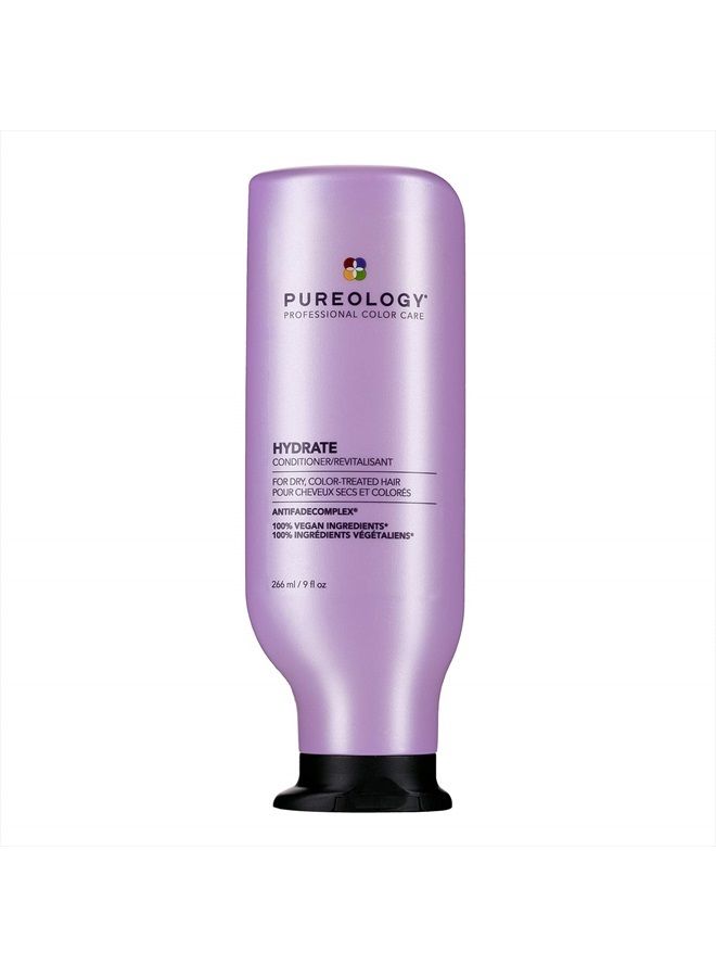 Hydrate Moisturizing Conditioner | For Medium to Thick Dry, Color Treated Hair | Sulfate-Free | Vegan