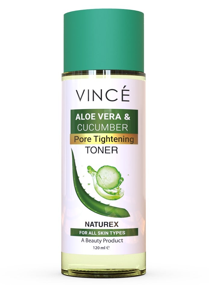 Face Toner – Tighten Open Pores, Soothes Skin, Balances Moisture, Improves Texture, Reduces Dullness and Enhances a Smooth, Bright, Even-Toned Complexion, 120ml