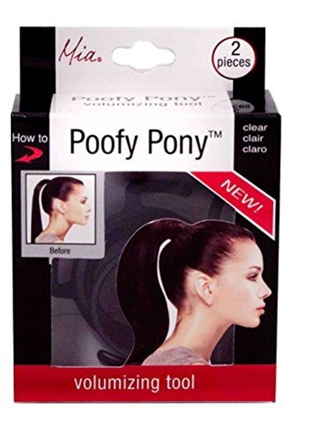 Poofy Pony Ponytail Volumizing Hair Styling Tool Gives a Thick Full Ponytail Using Your Own Hair for Women, Teens, Moms, Thin Hair, Cancer Survivors