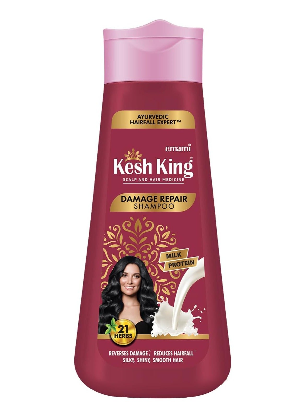 Ayurvedic Hairfall Expert Damage Repair Shampoo with Milk Protein, 340 ml