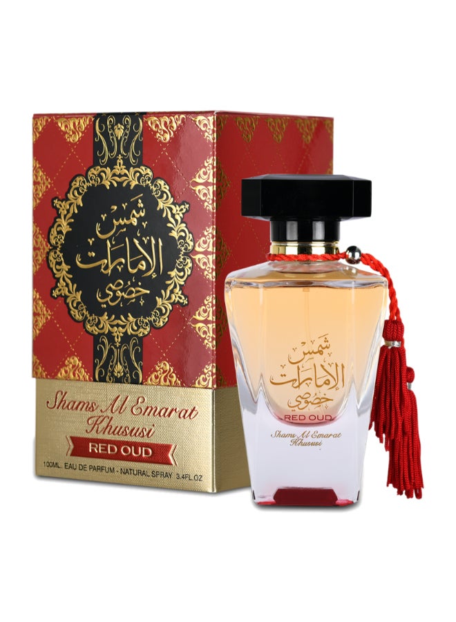 Shams Al Emarat Khususi Red Oud Eau De Parfum For Unisex 100 Ml - image 2