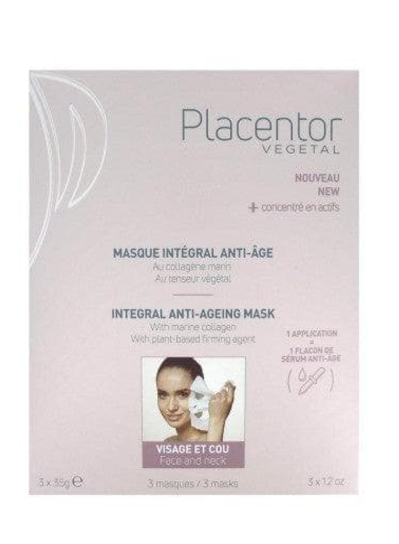 PLACENTOR VEGETAL INTEGRAL ANTI-AGING MASK 3X35GM