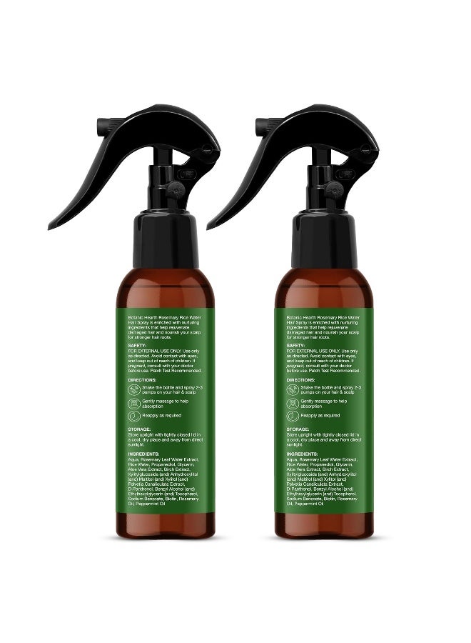 Botanic Hearth Rosemary Rice Water Spray for Hair Growth Pack of 2 | 6.8 Fl Oz Each | With Biotin, Peppermint & Aloe Vera | Korean Scalp Detox | Reduces Hair Thinning | For Men & Women - image 7