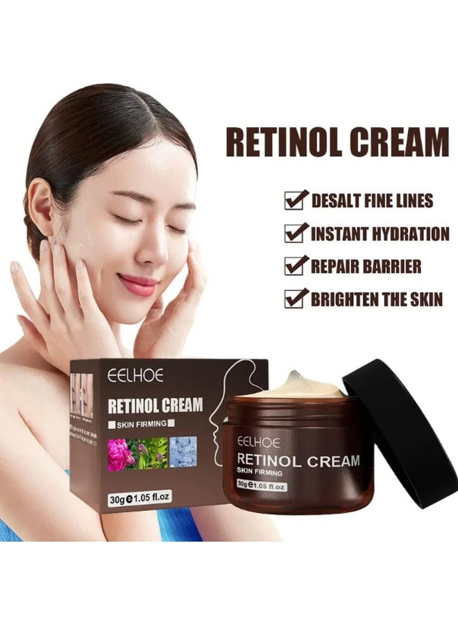 Retinol Cream For Face, Retinol Deep Wrinkle Night Cream, Collagen Retinol Hyaluronic Acid Cream, Retinol Cream Moisture Anti-Aging, Retinol Anti Aging Wrinkle Removal Skin Firming Cream 30G