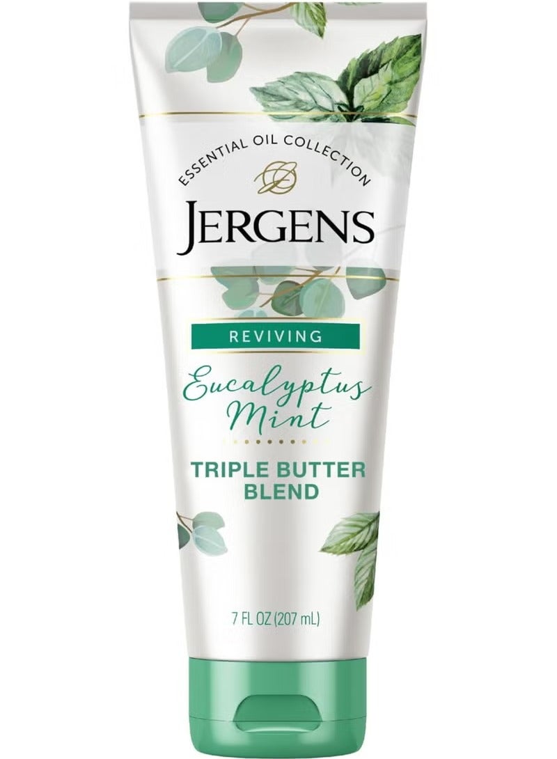 Eucalyptus Mint Body Butter Infused with Essential Oils Helps to Relieve Stress for All Skin Types Great Size for Travel 7 Fluid Ounce