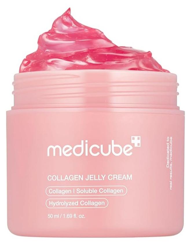medicube Collagen Jelly Cream- Niacinamide & Freeze-Dried Hydrolyzed Collagen - Boosts skin's barrier hydration and gives 24h Glow & Lifted Look - Korean skincare (1.69 Fl Oz