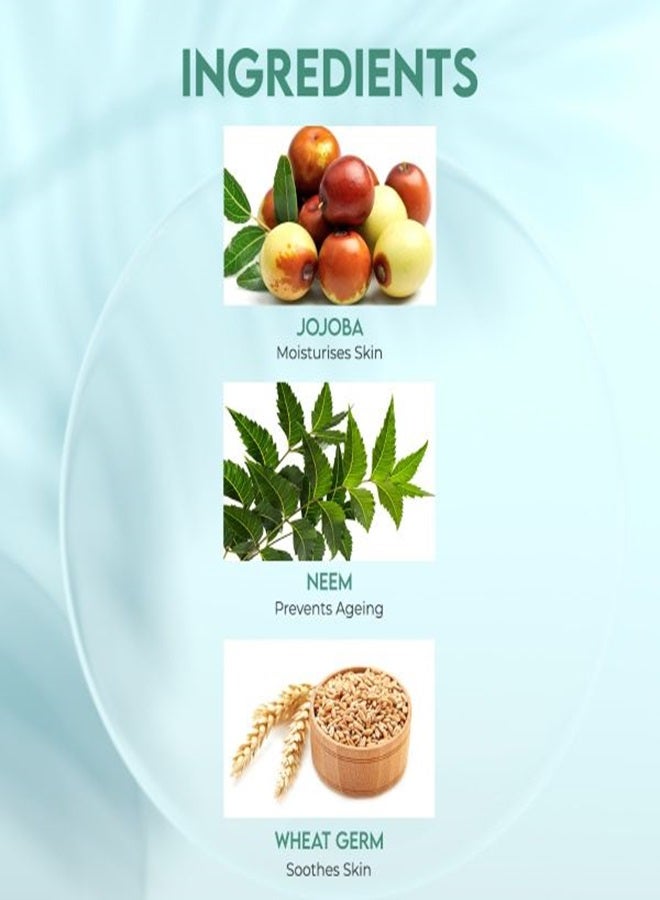 Jovees Herbal Jojoba & Neem Face Scrub 100ml | With Wheatgerm Extract | Deep Pore Cleansing, Reduces Acne & Blackheads | For All Skin Types - image 3
