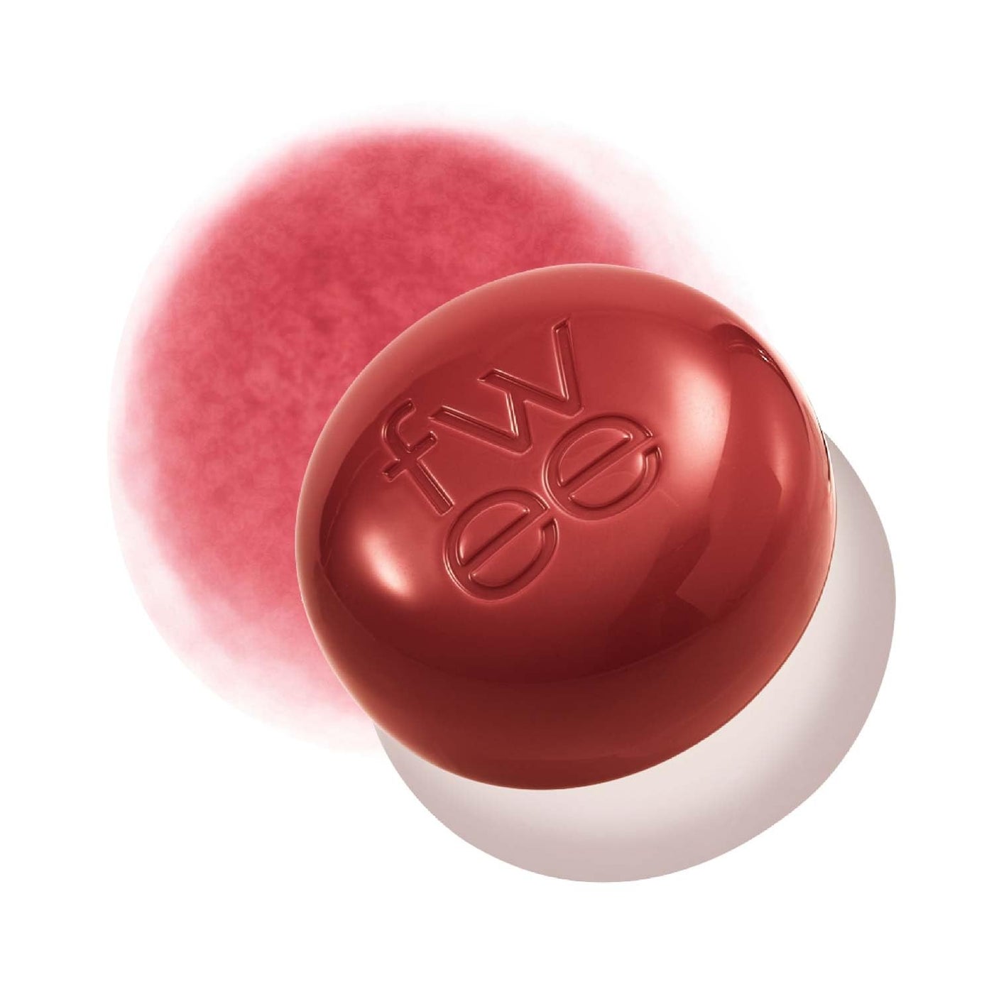 fwee Blurry Pudding Pot | Airbrushed Blush & Lip, Buildable Pigment, Long-lasting, Lightweight, Easy to Blend, Natural Soft Matte Finish - Film (Rosy Mauve) | 0.17 oz