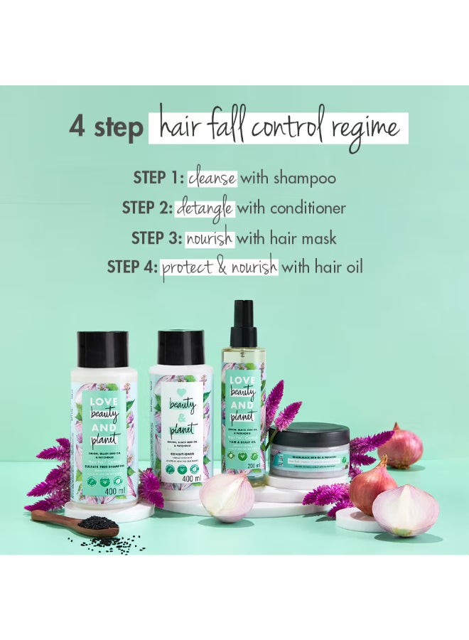 Hair Mask With Onion, Black Seed Oil And Patchouli, Sulfates And Paraben Free 200Ml - image 8