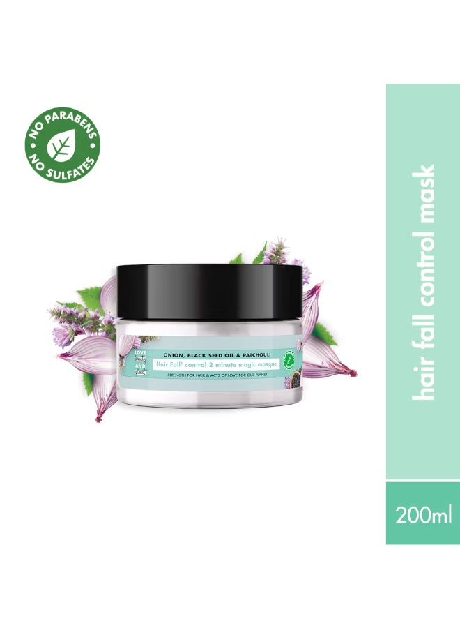 Hair Mask With Onion, Black Seed Oil And Patchouli, Sulfates And Paraben Free 200Ml